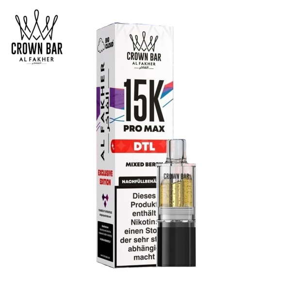 Al Fakher 15K Pro Max - Mixed Berry - Pods 6mg DTL